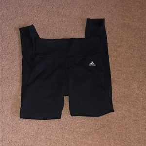 Adidas high waisted black tights